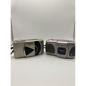 Kodak Advantix C700 & Samsung Maxima Zoom Evoca 35mm Film Camera Lot Untested